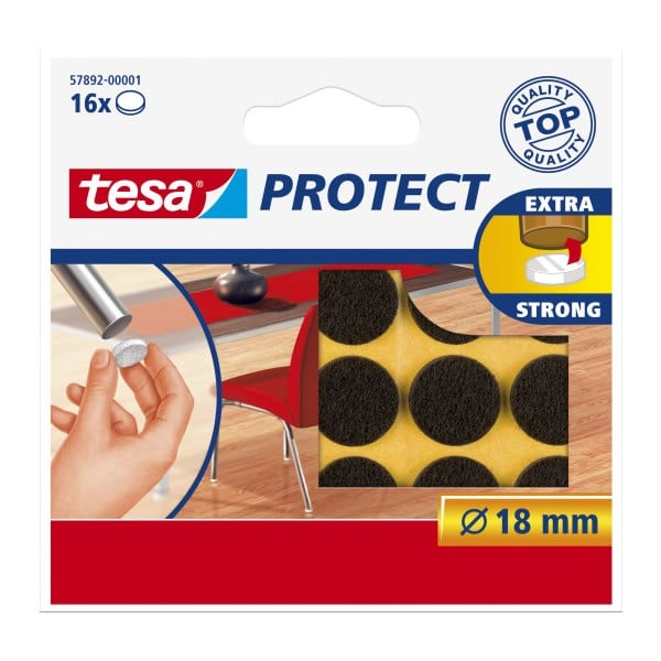 TESA 57892 vloerbeschermer voor meubilair 16 stuk(s) Rond