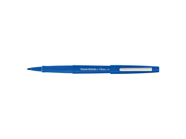 Papermate Flair fijnschrijver Medium Blauw 12 stuk(s)