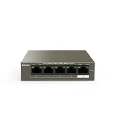 Tenda TEG1105P-4-63W netwerk-switch Unmanaged L2 Gigabit Ethernet (10/100/1000) Power over Ethernet (PoE) Zwart