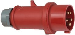 Brennenstuhl 1081310 elektrische stekker Zwart, Rood
