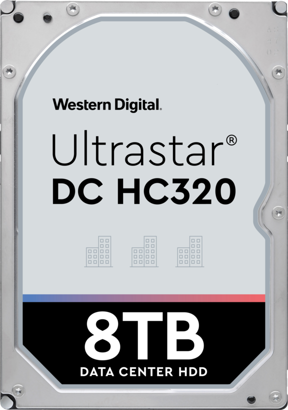 Western Digital Ultrastar DC HC320 interne harde schijf 8 TB 7200 RPM 256 MB 3.5 SAS