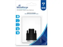 MediaRange MRCS172 tussenstuk voor kabels DVI-I VGA Zwart