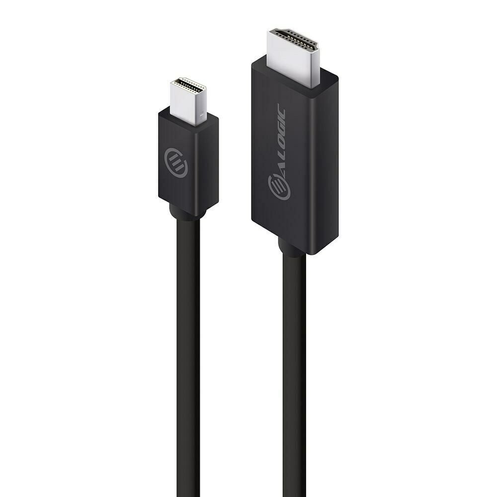 ALOGIC ELMDPHD-02 Signaalkabel 2 m Zwart