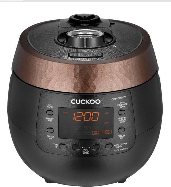 Cuckoo CRP-R0607F rijstkoker 1,08 l 890 W Zwart, Bruin