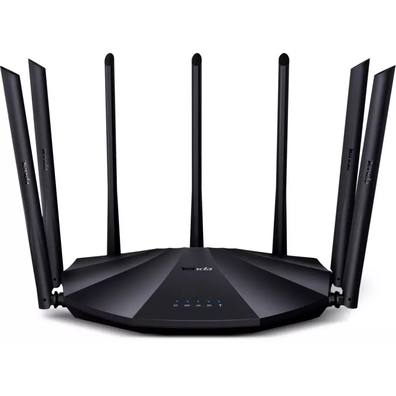 Tenda AC23 draadloze router Gigabit Ethernet Dual-band (2.4 GHz / 5 GHz) Zwart