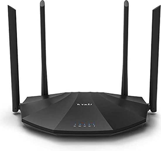 Tenda AC19 draadloze router Gigabit Ethernet Dual-band (2.4 GHz / 5 GHz) Zwart