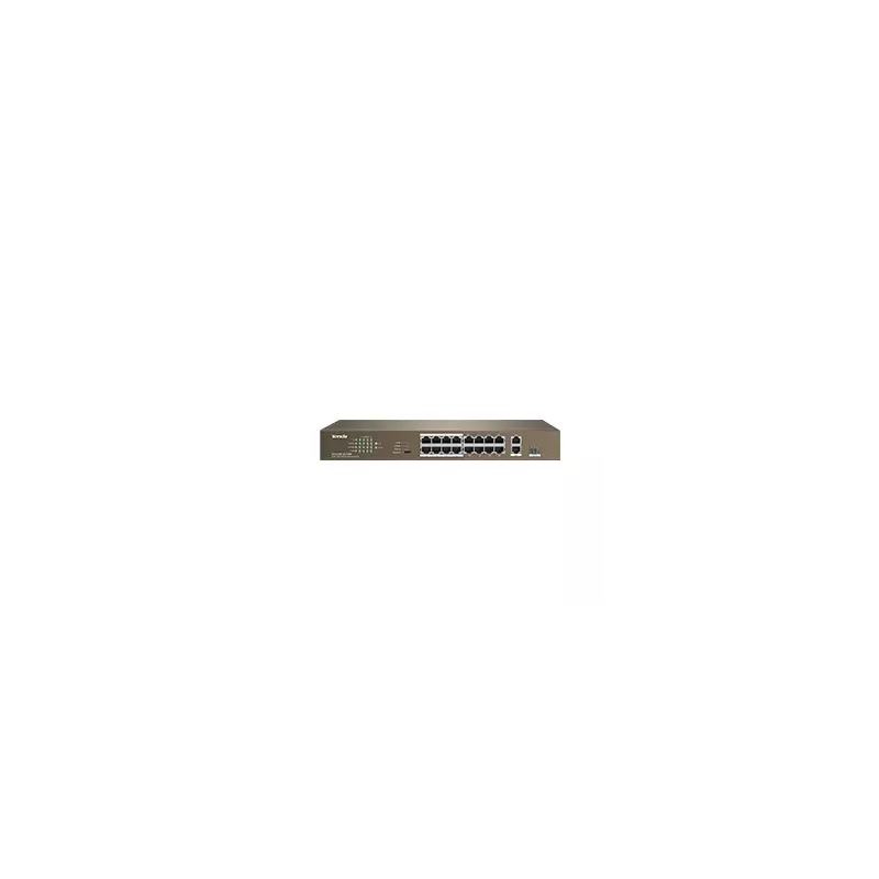Tenda TEF1118P-16-150W netwerk-switch Unmanaged L2 Fast Ethernet (10/100) Power over Ethernet (PoE) 1U Zwart