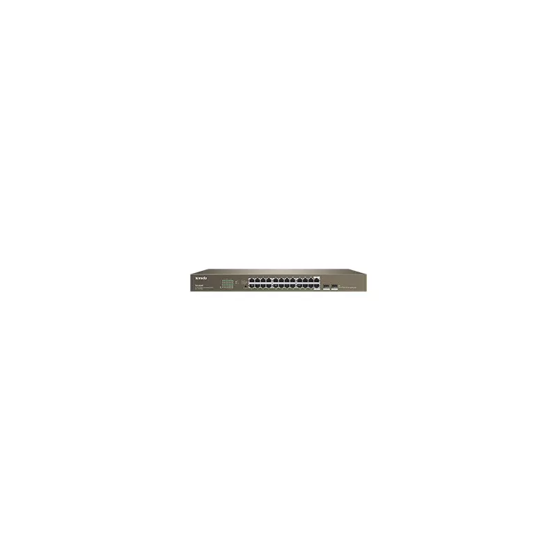 Tenda TEG1024F netwerk-switch Unmanaged L2 Gigabit Ethernet (10/100/1000) 1U Grijs