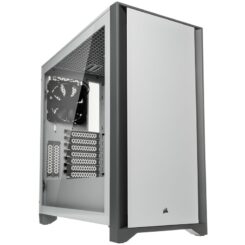 Behuizing CORSAIR Midi 4000D (Tempered Glass) White
