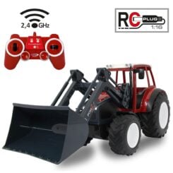 Jamara Lindner Geotrac with front-loader radiografisch bestuurbaar model Frontlader Elektromotor 1:16