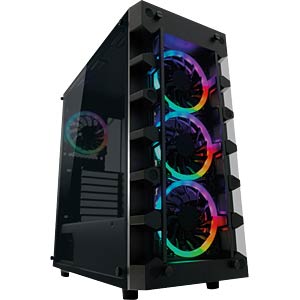 LC-Power Gaming 709B - Solar_System_X Midi Tower Zwart