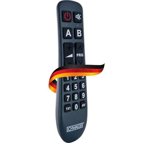 Schwaiger UFB1100 533 afstandsbediening IR Draadloos DVD/Blu-ray, TV, Tv-tuner, TV set-topbox Drukknopen