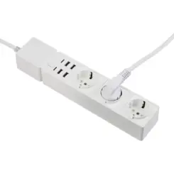 Edimax SP-1123WT power uitbreiding 1,5 m 3 AC-uitgang(en) Binnen Wit
