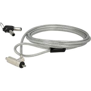 Navilock 20653 kabelslot Zilver 1,8 m