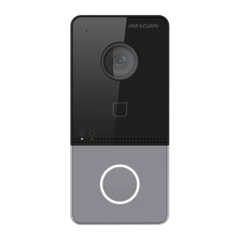 Hikvision DS-KV6113-WPE1(C) intercomsysteem 2 MP Zwart, Grijs