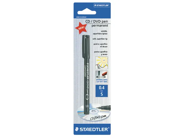 Staedtler Lumocolor permanente marker Zwart 1 stuk(s)