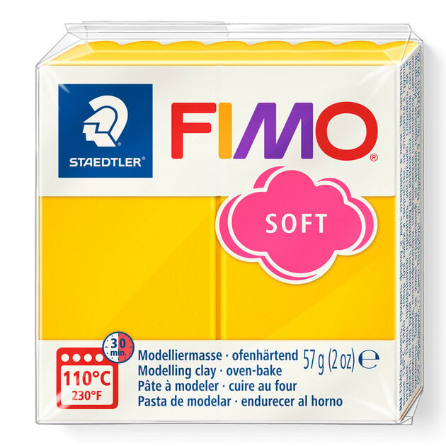 Staedtler FIMO soft Boetseerklei 56 g Geel 1 stuk(s)