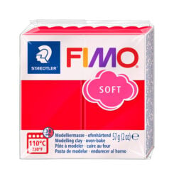 Staedtler FIMO soft Boetseerklei 56 g Rood 1 stuk(s)