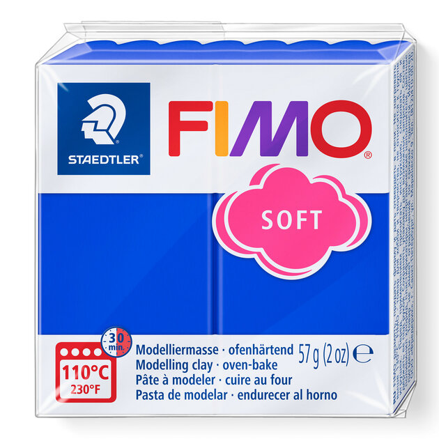 Staedtler FIMO soft Boetseerklei 56 g Blauw 1 stuk(s)