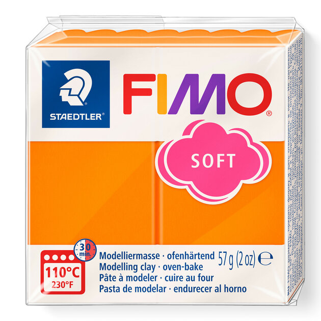 Staedtler FIMO soft Boetseerklei 56 g Oranje 1 stuk(s)