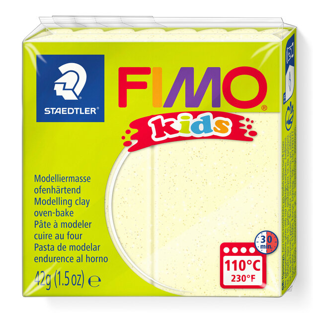 FIMO Mod.masse Fimo kids perlglanz geel