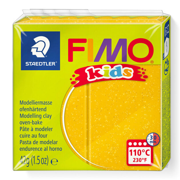 FIMO Mod.masse Fimo kids goud glitter