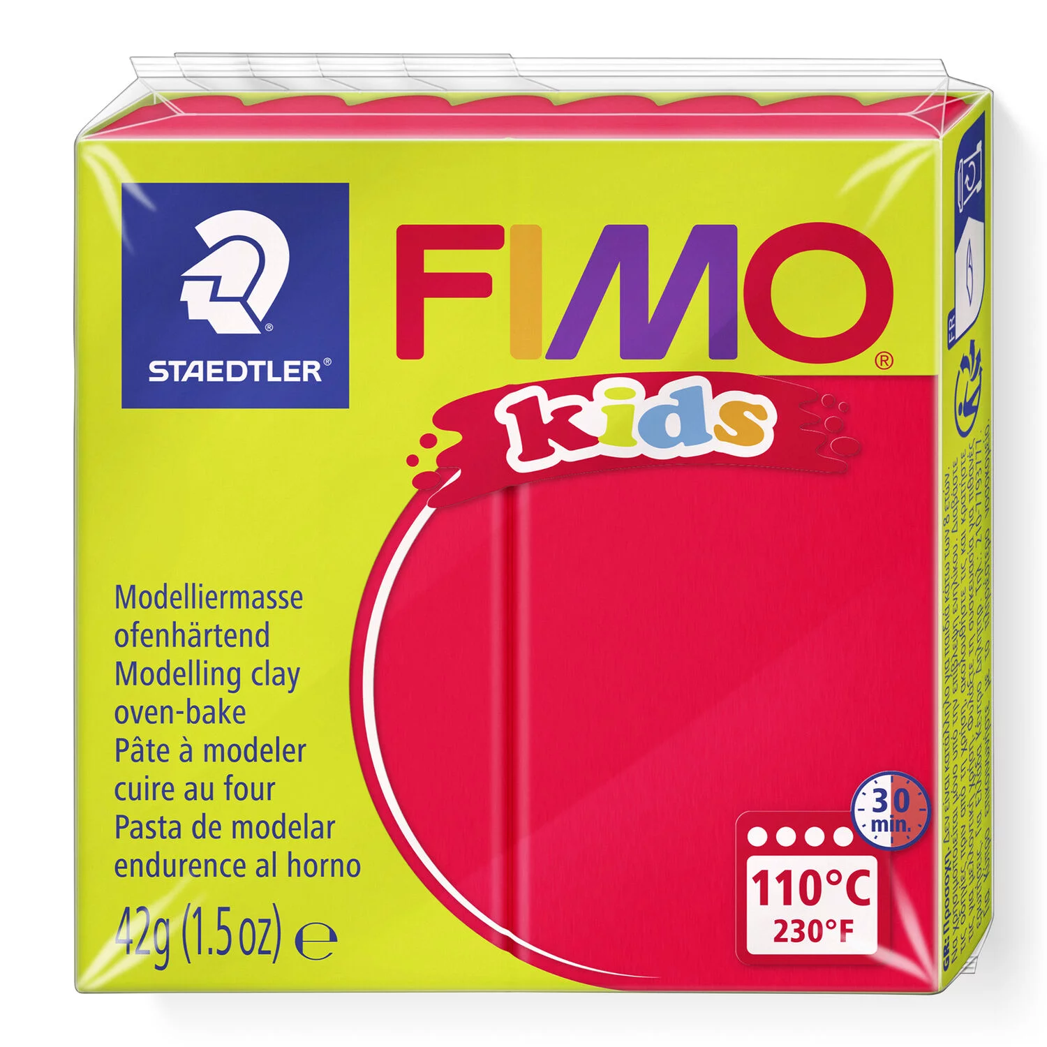 Staedtler FIMO 8030 Boetseerklei 42 g Rood 1 stuk(s)