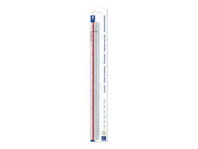 Staedtler Mars Schaalliniaal Kunststof Groen, Rood, Wit 1 stuk(s)