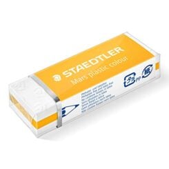 Staedtler Mars 526 50 E1 vlakgum Kunststof Wit, Geel 1 stuk(s)