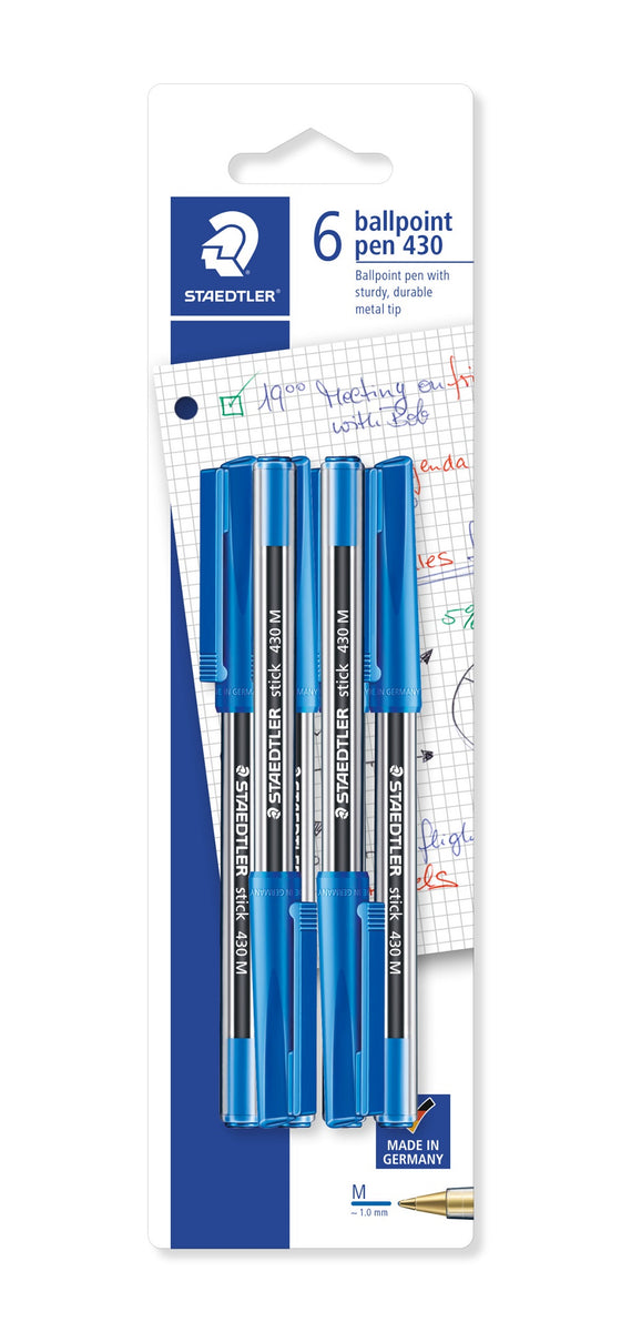 Staedtler 430M3BK6D balpen