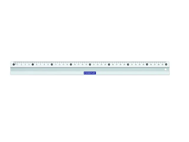 Staedtler Mars 563 Bureauliniaal 300 mm Aluminium Wit