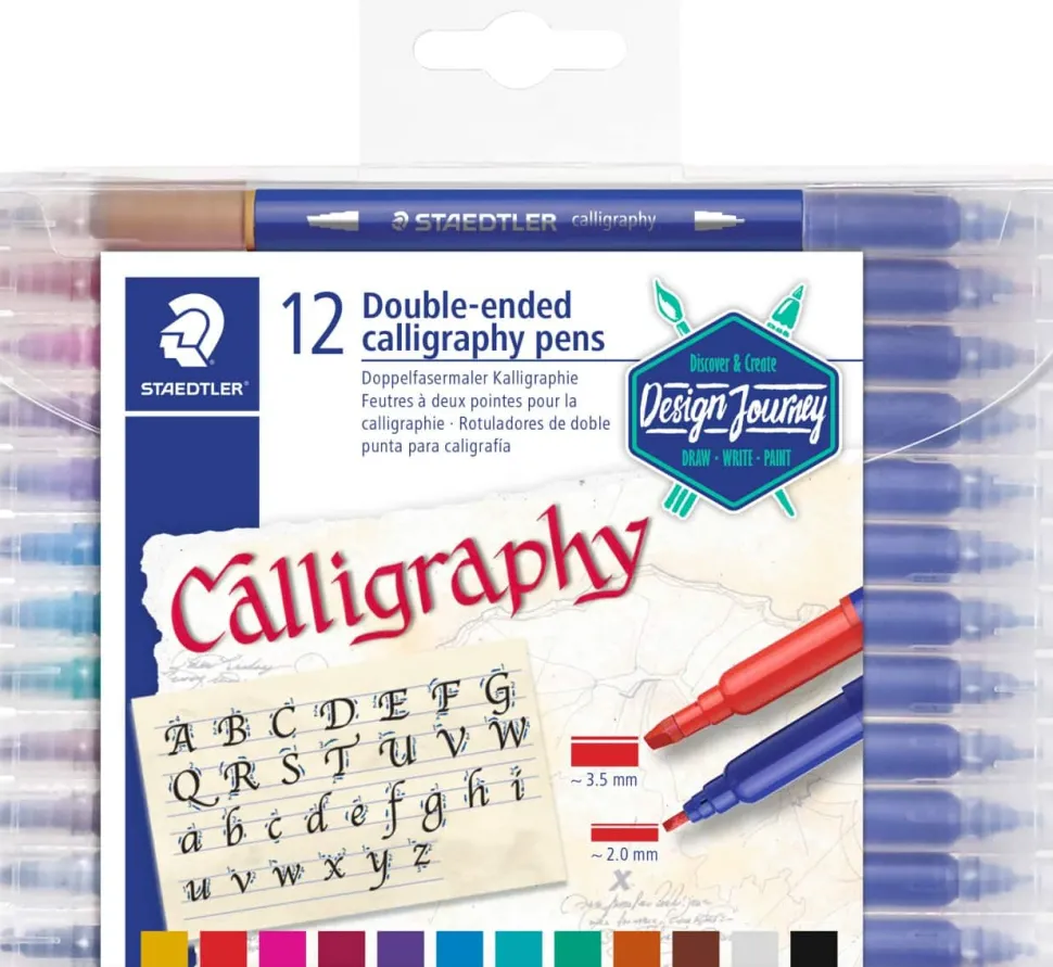 Staedtler 3005 kalligrafiepen Meerkleurig 12 stuk(s)