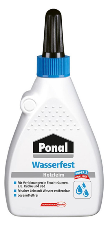 Ponal Holzleim Wasserfest, Flasche met 120g, 9H PN15S