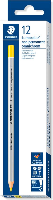 Staedtler Lumocolor 108 Geel 1 stuk(s)
