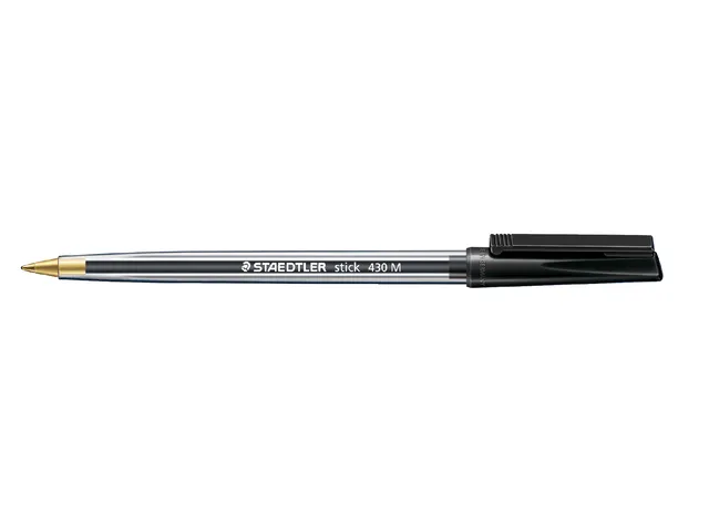 Staedtler stick 430 M Zwart Stick balpen 1 stuk(s)