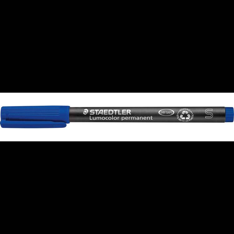 Staedtler 313-2 permanente marker Kogelpunt Blauw 10 stuk(s)