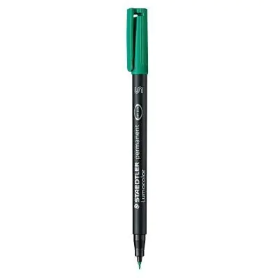 STAEDTLER Folienstift Lumocolor perm S groen 10 stuks
