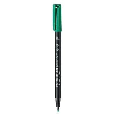 Staedtler Lumocolor permanente marker Groen 1 stuk(s)