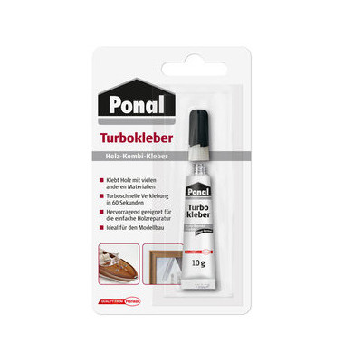 Ponal Turbokleber Holzleim,Tube met 10g, 9H PES6N