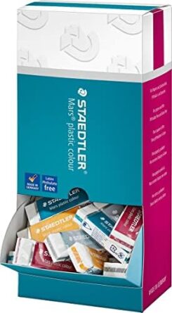Staedtler CF40 GOMMA MARS PLASTIC SANDWICH vlakgum Groen, Grijs, Oranje, Rood 40 stuk(s)