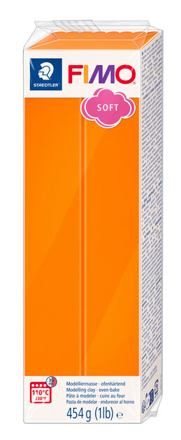 Staedtler FIMO 8021 Boetseerklei 454 g Oranje 1 stuk(s)