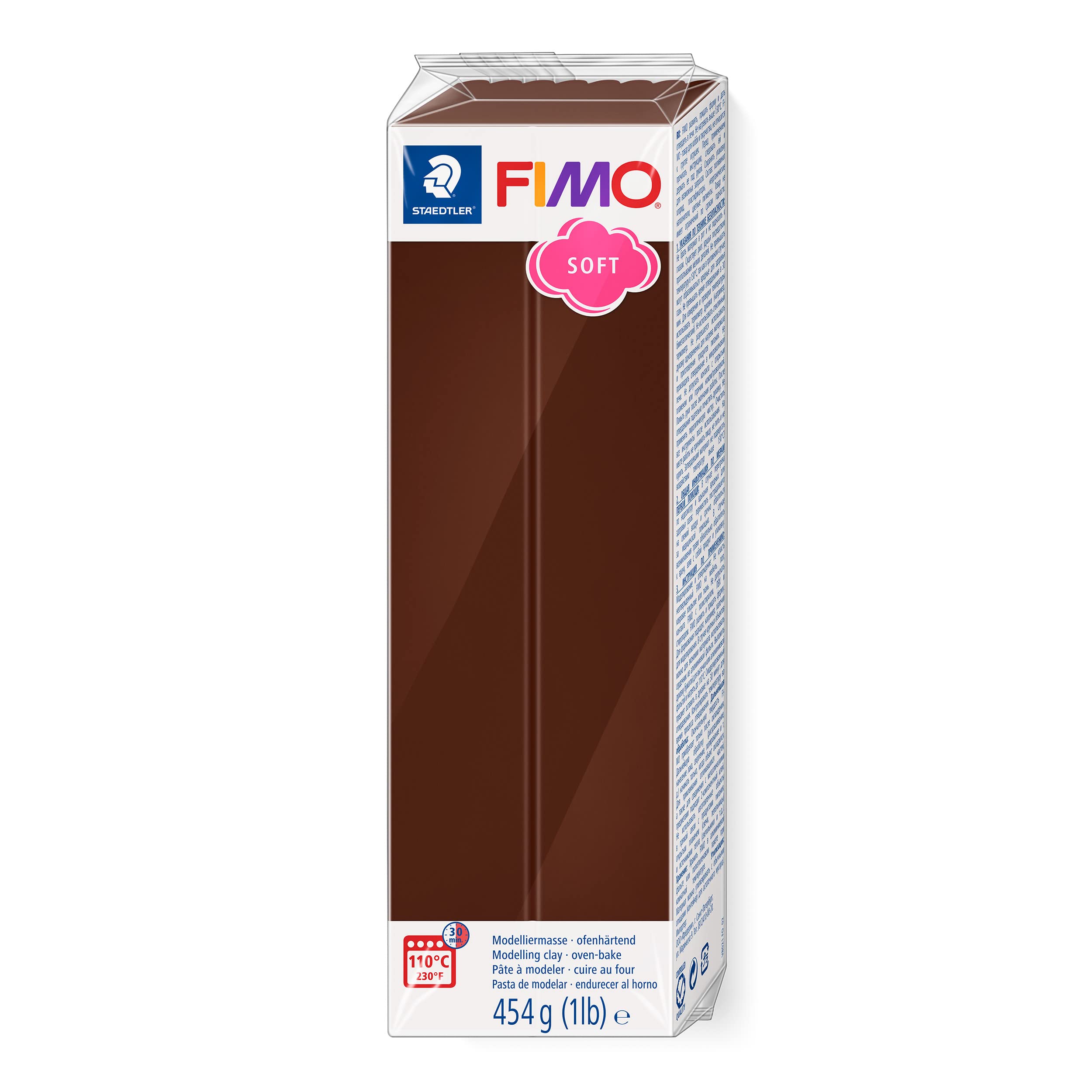 Staedtler FIMO 8021 Boetseerklei 454 g Chocolade 1 stuk(s)