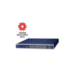 PLANET GS-6322-24P4X netwerk-switch Managed L3 10G Ethernet (100/1000/10000) 1U Blauw