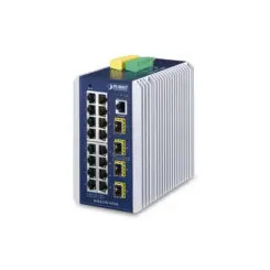 PLANET IGS-6325-16T4S netwerk-switch Managed L3 Gigabit Ethernet (10/100/1000) Blauw, Grijs