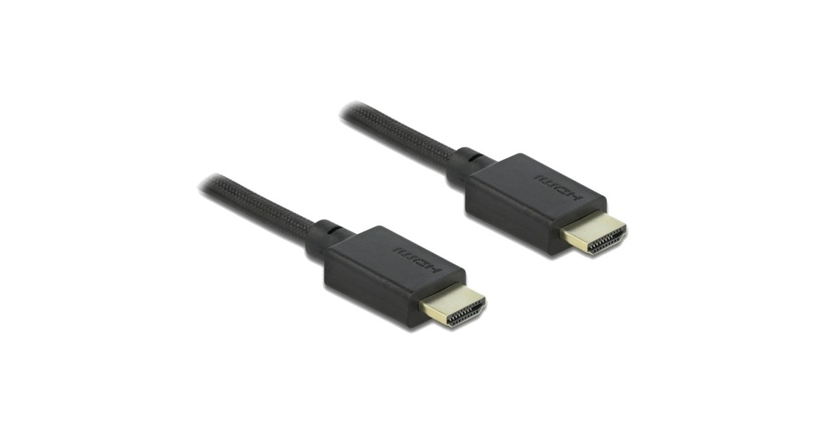 DeLOCK 85387 HDMI kabel 1 m HDMI Type A (Standaard) Zwart