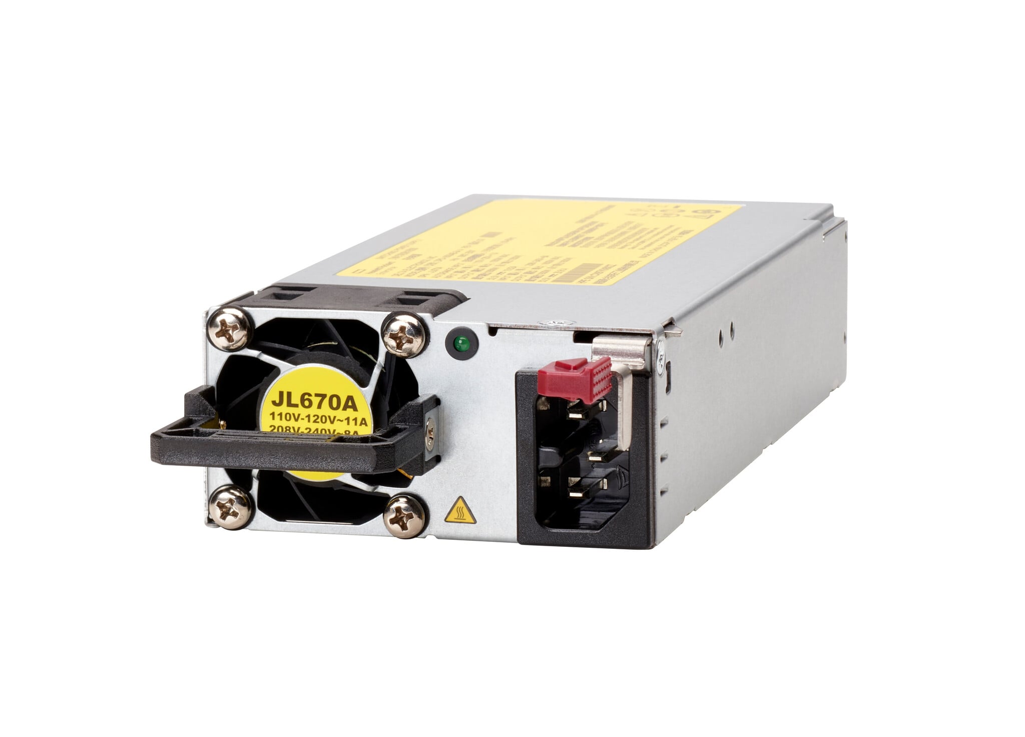 HPE Aruba Networking X372 54VDC 1600W 110-240VAC Power Supply power supply unit Zilver