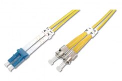 Digitus DK-2931-01 InfiniBand en Glasvezelkabel 1 m LC ST I-VH Geel