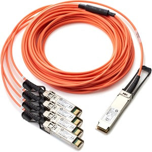 HPE BladeSystem c-Class QSFP+ to 4x10G SFP+ 15m Active Optical Cable InfiniBand en Glasvezelkabel QSFP+ 4x SFP+
