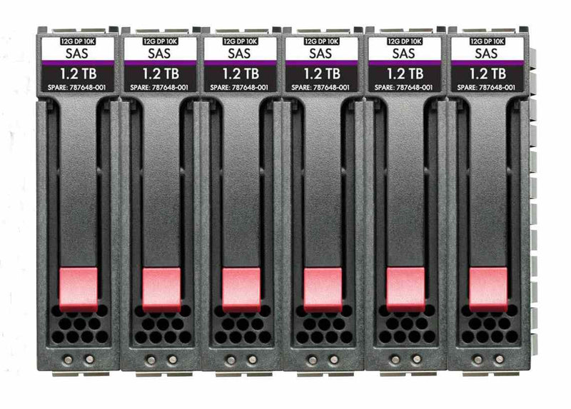 HPE MSA 10.8TB SAS 12G Enterprise 10K SFF (2.5in) M2 3yr Wty 6-pack HDD Bundle interne harde schijf 10,8 TB 10000 RPM 2.5