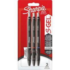 Sharpie S-Gel Intrekbare gelpen Zwart, Blauw, Rood 3 stuk(s)